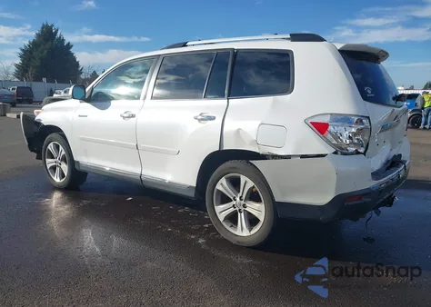 2012 Toyota Highlander Limited V6 из США, поврежденный, VIN 5TDDK3EH5CS104481